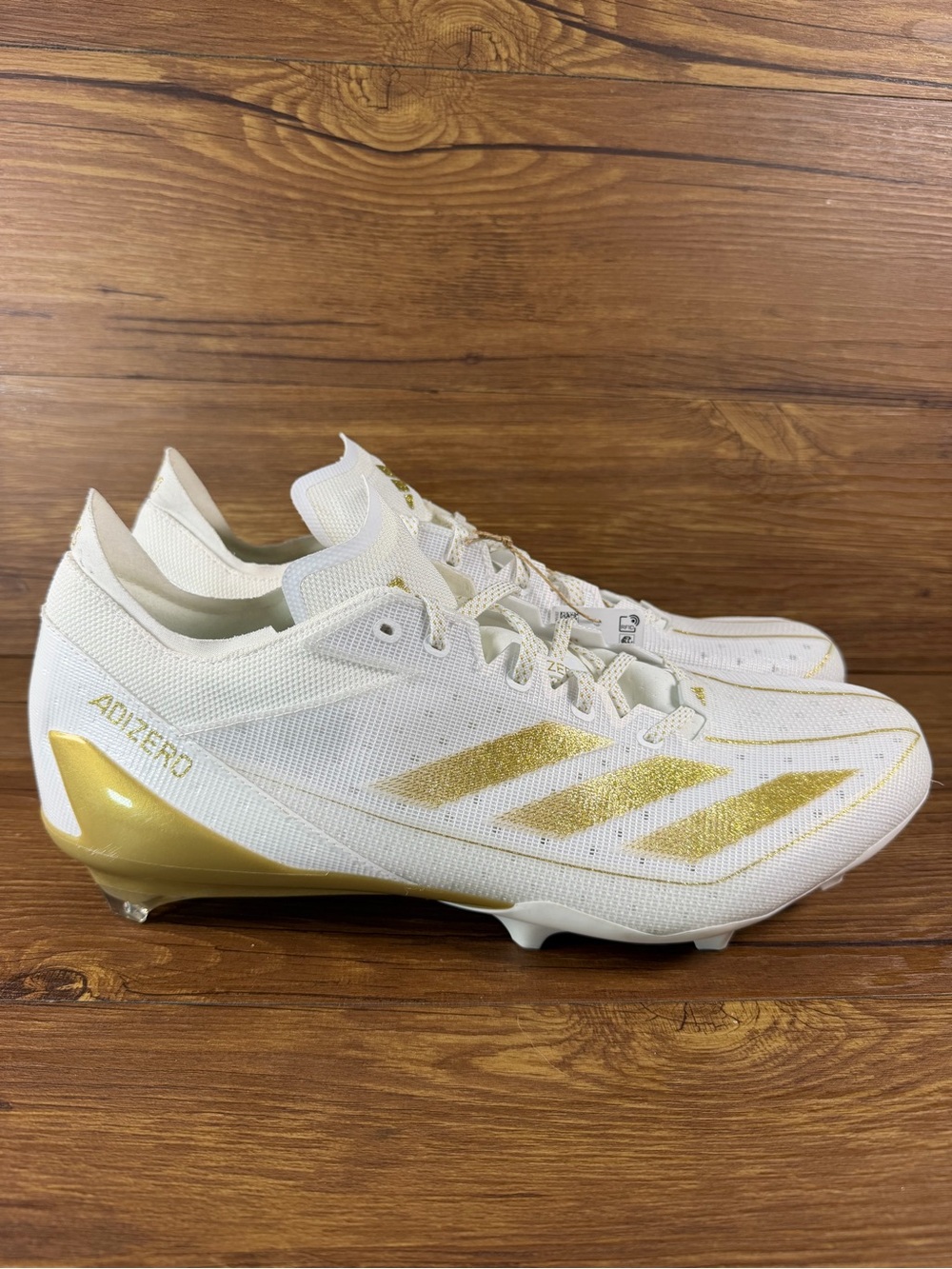 Adidas Adizero Electric Football Cleats White Men’s Size 13.5